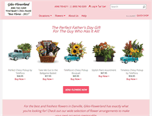 Tablet Screenshot of giles-flowerland.com